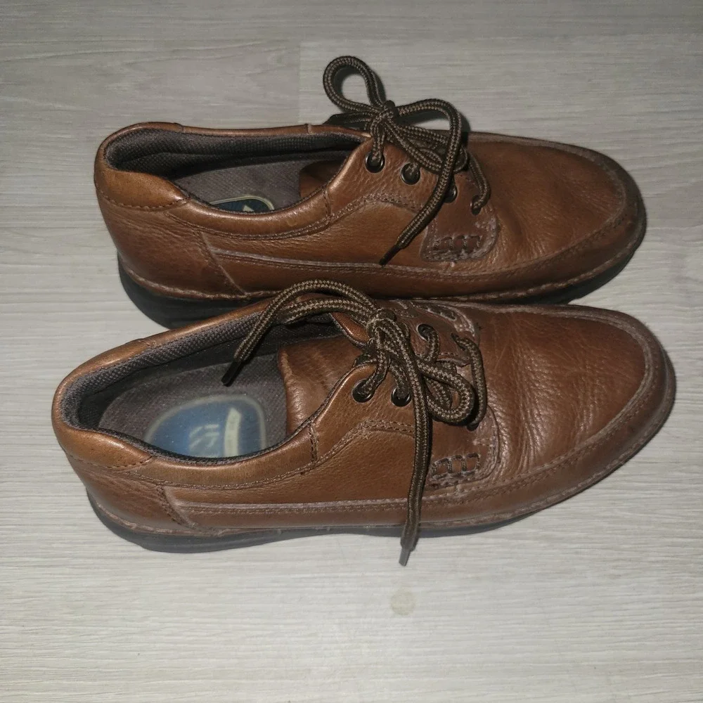 Nunn Bush Brown Leather Comfort Lace Up Oxford Shoes Men comfort 8 career luxury